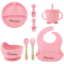 Charger l'image dans la galerie, Coffret Repas avec Prénom de Bébé
